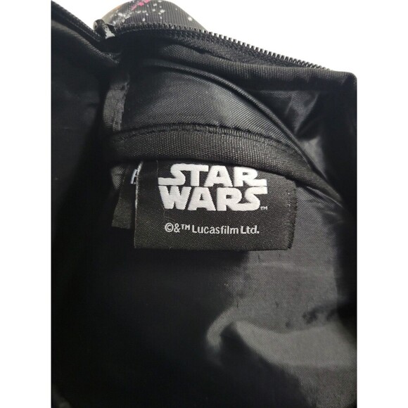 Rare Bioworld Star Wars Black Backpack Multi-Color Grogu Baby Yoda 11" x 9" - Picture 4 of 15